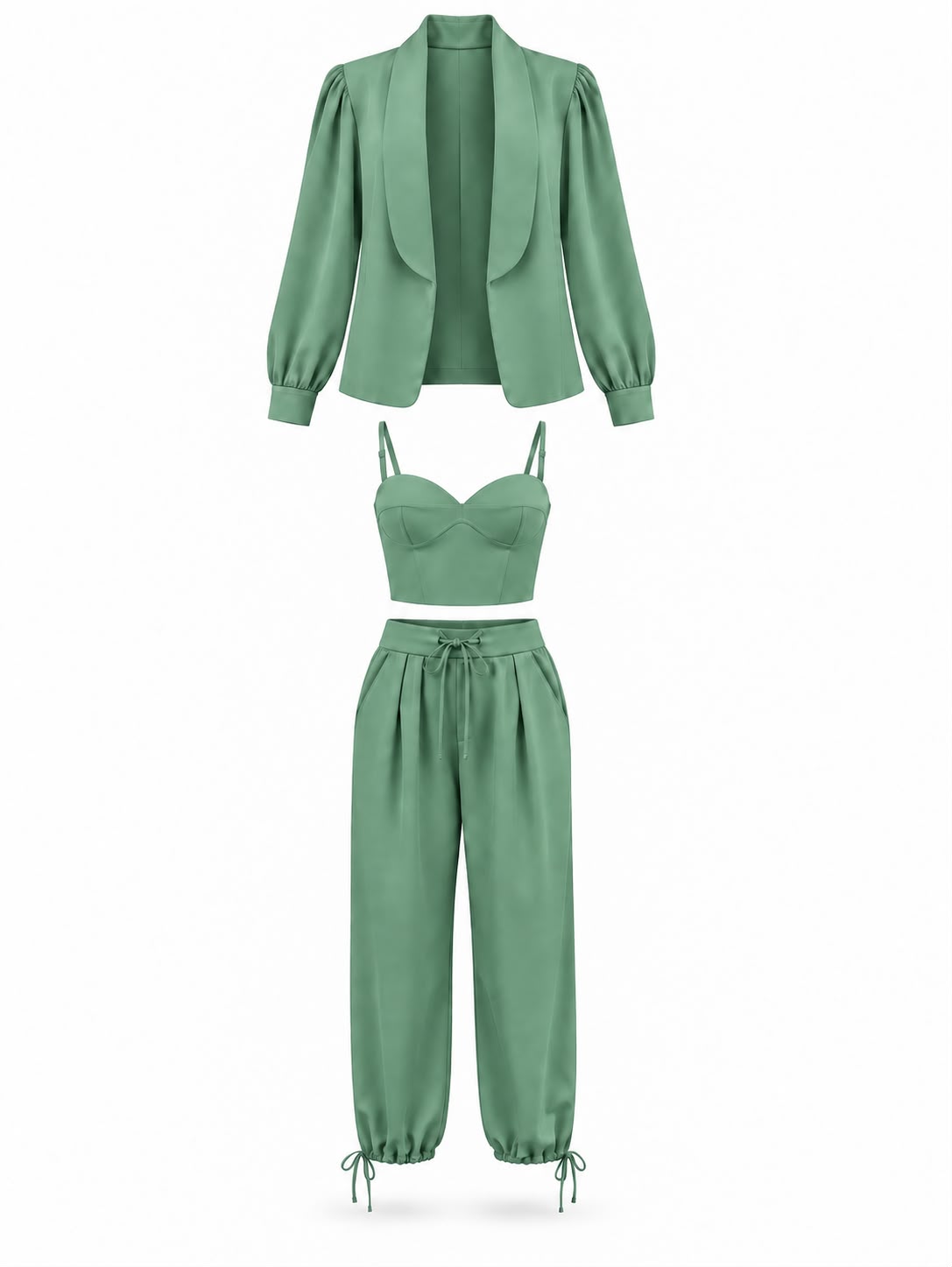 CONJUNTO DE TRÊS PEÇAS RIVIERA